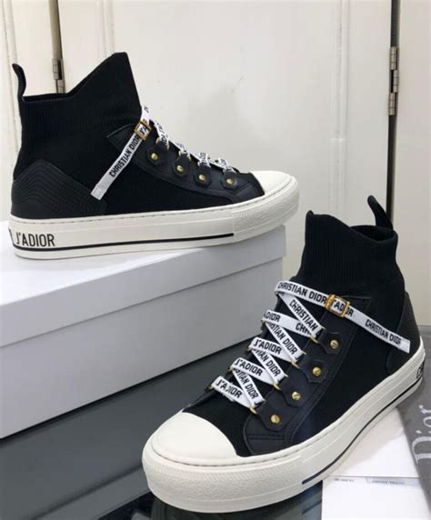 dior tennis shoes black|Dior sneakers high top women's.